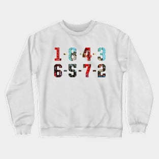 1-8-4-3-6-5-7-2 Crewneck Sweatshirt